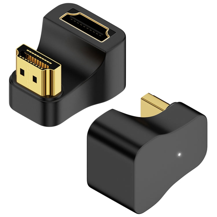 A8K-16 Adattatore 8K HDMI maschio a HDMI femmina U-bend, A8K-16 A8K-16 Adattatore 8K HDMI maschio a HDMI femmina U-bend, A8K-16